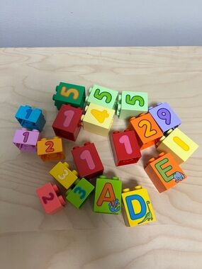 Lego Duplo Number and ABC/Letter Building Blocks Set - Toddler toy